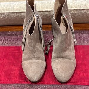 Women's Rag & Bone Margo Suede Ankle Boots with Fringe